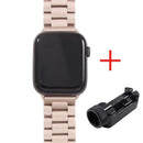 Band For Apple Watch6 5 4 3 2 1 42mm 38mm 40MM 44MM Metal Stainless Steel Watchband Bracelet Strap for iWatch Series accessories JadeMoghul Inc. 