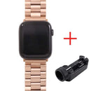 Band For Apple Watch6 5 4 3 2 1 42mm 38mm 40MM 44MM Metal Stainless Steel Watchband Bracelet Strap for iWatch Series accessories JadeMoghul Inc. 