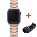 Band For Apple Watch6 5 4 3 2 1 42mm 38mm 40MM 44MM Metal Stainless Steel Watchband Bracelet Strap for iWatch Series accessories JadeMoghul Inc. 