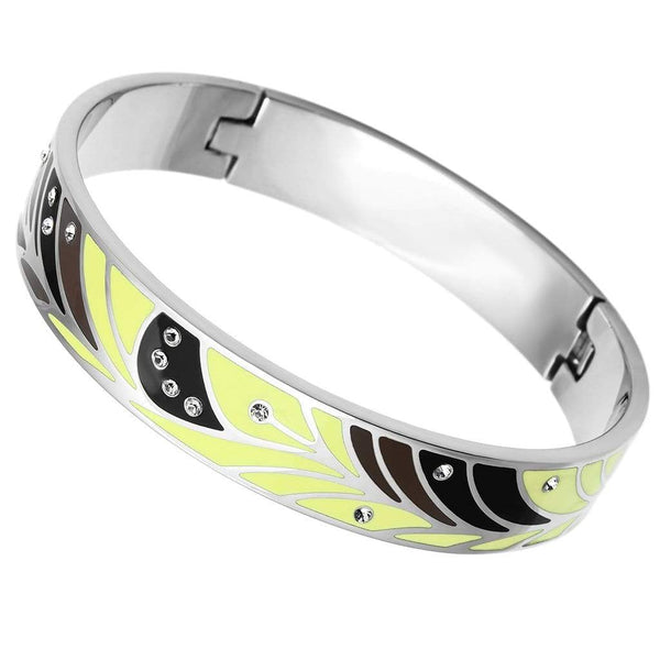 Bangle Bracelets TK780 Stainless Steel Bangle with Top Grade Crystal