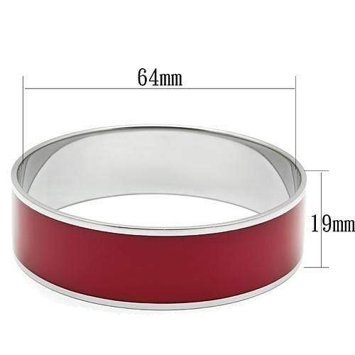 Bangle Bangle Bracelets TK785 Stainless Steel Bangle with Epoxy in Siam Alamode Fashion Jewelry Outlet