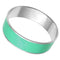 Bangle Bracelets TK786 Stainless Steel Bangle with Epoxy in Turquoise