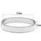 Bangle Bracelets TK789 Stainless Steel Bangle with Epoxy in White
