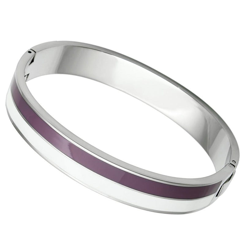 Bangle Bracelets TK790 Stainless Steel Bangle with Epoxy