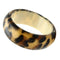 Bangle Bracelets VL034 Resin Bangle with Synthetic in Animal pattern