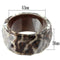 Bangle Bracelets VL035 Resin Bangle with Synthetic in Animal pattern