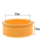 Bangle Bracelets VL043 Resin Bangle with Synthetic in Orange