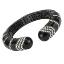Bangle Charm Bracelets LO4324 TIN Cobalt Brass Bangle with Crystal