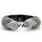 Bangle Charm Bracelets LO4333 Ruthenium Brass Bangle with Top Grade Crystal