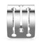 Bangle Charm Bracelets LO479 Stainless Steel Bangle