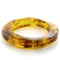 Bangle Charm Bracelets LO753 Plastic Bangle with Synthetic in Amber