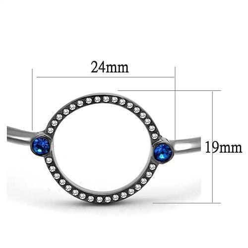 Bangle Charm Bracelets TK2792 Stainless Steel Bangle with Top Grade Crystal