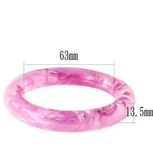 Bangles VL055 Resin Bangle in Light Peach