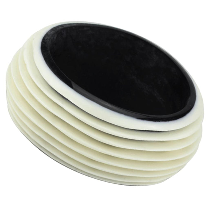 Bangles VL129 Resin Bangle in White
