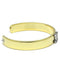 Gold Bangle Bracelet LO2580 Gold+Rhodium White Metal Bangle with Crystal