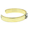 Gold Bangle Bracelet LO2588 Gold+Rhodium White Metal Bangle with Crystal