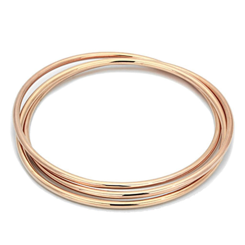 Gold Bangle Bracelet LO3072 Rose Gold Brass Bangle