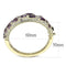 Gold Bangle Bracelet LO4281 Gold Brass Bangle with Synthetic