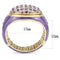 Gold Bangles LO4326 Gold Brass Bangle with Top Grade Crystal