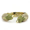 Gold Bangles LO4331 Gold Brass Bangle with Top Grade Crystal
