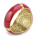 Gold Bangles LO4351 Gold Brass Bangle with Top Grade Crystal