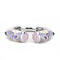 Bangle Pandora Bangle Bracelet LO4268 Rhodium Brass Bangle with Synthetic Alamode Fashion Jewelry Outlet