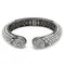 Bangle Pandora Bangle Bracelet LO4318 Ruthenium Brass Bangle with Crystal Alamode Fashion Jewelry Outlet