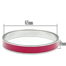 Pandora Bangle TK534 Stainless Steel Bangle with Epoxy in Siam