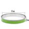 Pandora Bangle TK535 Stainless Steel Bangle with Epoxy in Emerald