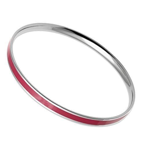 Pandora Bangle TK538 Stainless Steel Bangle with Epoxy in Siam