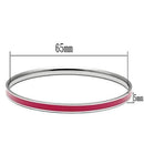 Pandora Bangle TK538 Stainless Steel Bangle with Epoxy in Siam