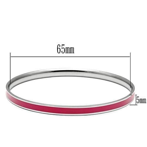 Pandora Bangle TK538 Stainless Steel Bangle with Epoxy in Siam