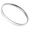Bangle Pandora Bangle TK540 Stainless Steel Bangle with Epoxy in White Alamode Fashion Jewelry Outlet