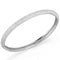 Silver Bangles TS328 Rhodium 925 Sterling Silver Bangle with AAA Grade CZ