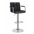 Swiveling Bar Stool, Black