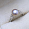 BaroqueOnly 2018Fashion Pearl Ring Jewelry of Silver Oval Natural Freshwater Pearl Rings 925 Sterling Silver Rings for WomenGift-Resizable-Purple-JadeMoghul Inc.