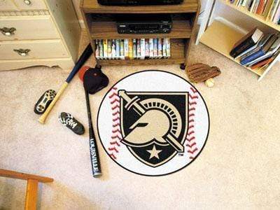 Round Rugs For Sale U.S. Armed Forces Sports  US Military Academy Baseball Mat 27" diameter