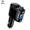 Baseus 3.4A Dual USB Car Charger For iPhone Bluetooth FM Transmitter Car Kit MP3 Player FM Modulator Fast Mobile Phone Charger--JadeMoghul Inc.
