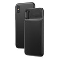 Baseus 5000mAh QI Wireless Charger Case For iPhone X External Battery Backup Wireless Charging Power Bank For Samsung S9 S8 Plus-Black-China-JadeMoghul Inc.