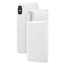 Baseus 5000mAh QI Wireless Charger Case For iPhone X External Battery Backup Wireless Charging Power Bank For Samsung S9 S8 Plus-White-China-JadeMoghul Inc.