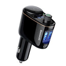 Baseus Car MP3 Audio Player Bluetooth Car Kit FM Transmitter Handsfree Calling 5V 3.4A Dual USB Car Charger Mobile Phone Charger--JadeMoghul Inc.