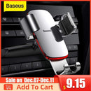 Baseus Car Phone Holder for Car Air Vent / CD Slot Mount Phone Holder Stand for iPhone Samsung Metal Gravity Mobile Phone Holder AExp