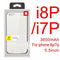 Baseus Charger Case For iPhone 8 7 6 6s Plus 2500/3650mAh Power Bank Case Ultra Slim External Backup Battery Charging Case Cover-3650 White For 8P 7P-China-JadeMoghul Inc.