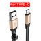 Baseus Portable Type C Cable For Samsung S8 Note 8 Xiaomi Mi6 Mi5 MiA1 Mobile Phone Charger Cable Fast Charging USB Type-C Cable-Gold-23cm-JadeMoghul Inc.