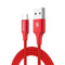 Baseus USB Type C Cable For Samsung Galaxy S9 S8 Note 8 Plus Fast Charging Cable For Xiaomi Mi 5 Oneplus 6 USB Type-C Cable-RED-25cm-JadeMoghul Inc.