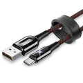 Baseus USB Type C Cable For Samsung Galaxy S9 S8 Plus Quick Charge 3.0 Charging Cable For Xiaomi One Plus 5t USB-C Type-C Cable-Black-100cm-JadeMoghul Inc.