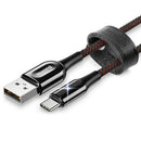 Baseus USB Type C Cable For Samsung Galaxy S9 S8 Plus Quick Charge 3.0 Charging Cable For Xiaomi One Plus 5t USB-C Type-C Cable-Black-100cm-JadeMoghul Inc.