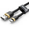 Baseus USB Type C Cable for Samsung Galaxy S9 S8 Plus Quick Charge QC3.0 USB C Charging Data Cable for One Plus 6 5t-Gold-2m-JadeMoghul Inc.