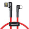 Baseus USB Type C Cable for Xiaomi Redmi Note 9s 8 Pro Quick Charge 3.0 USB C Cable Fast Charging for Samsung S20 Type C Cable AExp