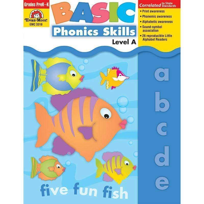 BASIC PHONICS SKILLS LEVEL A-Learning Materials-JadeMoghul Inc.